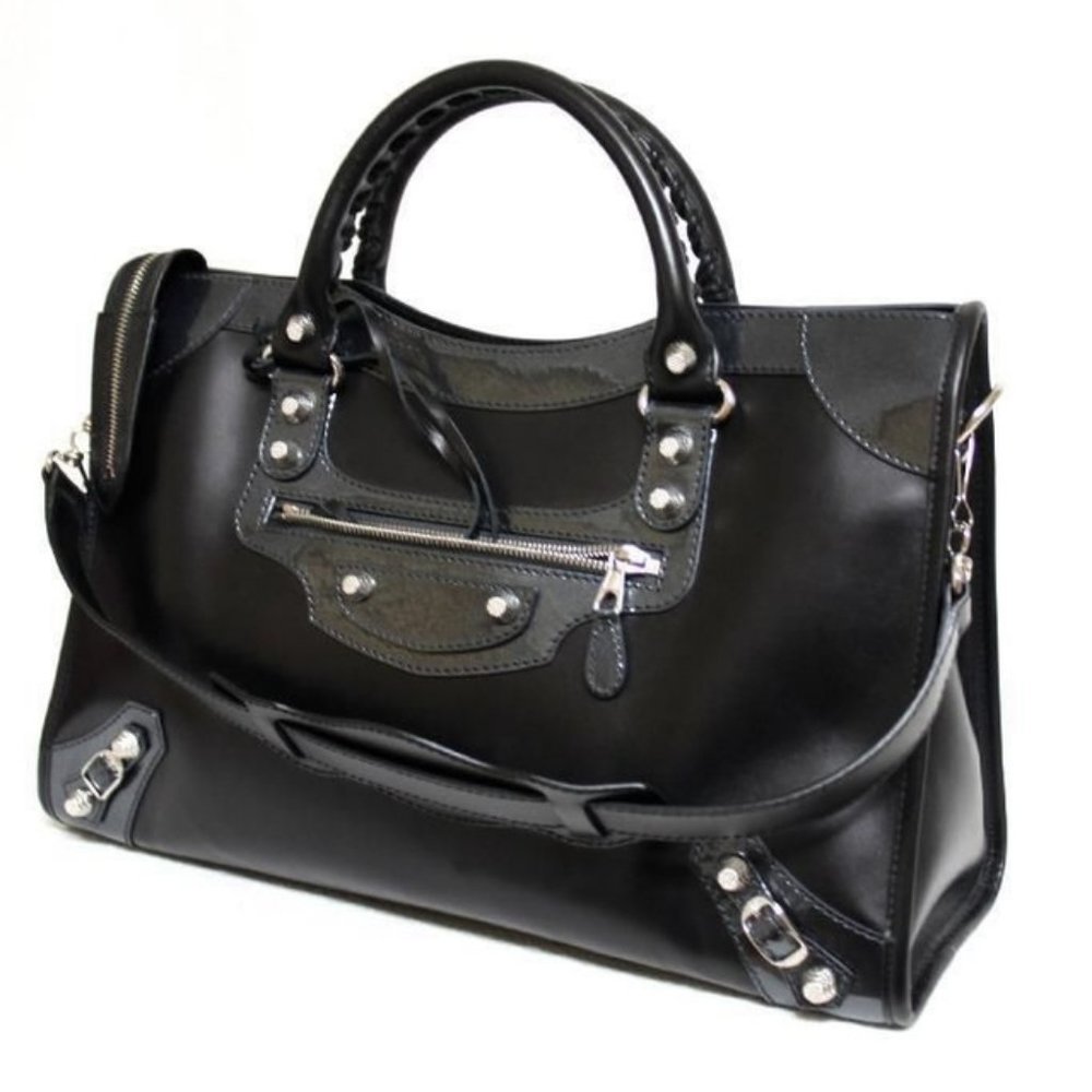 Balenciaga City Giant 12 Patent Leather & Leather - Picture 6 of 16